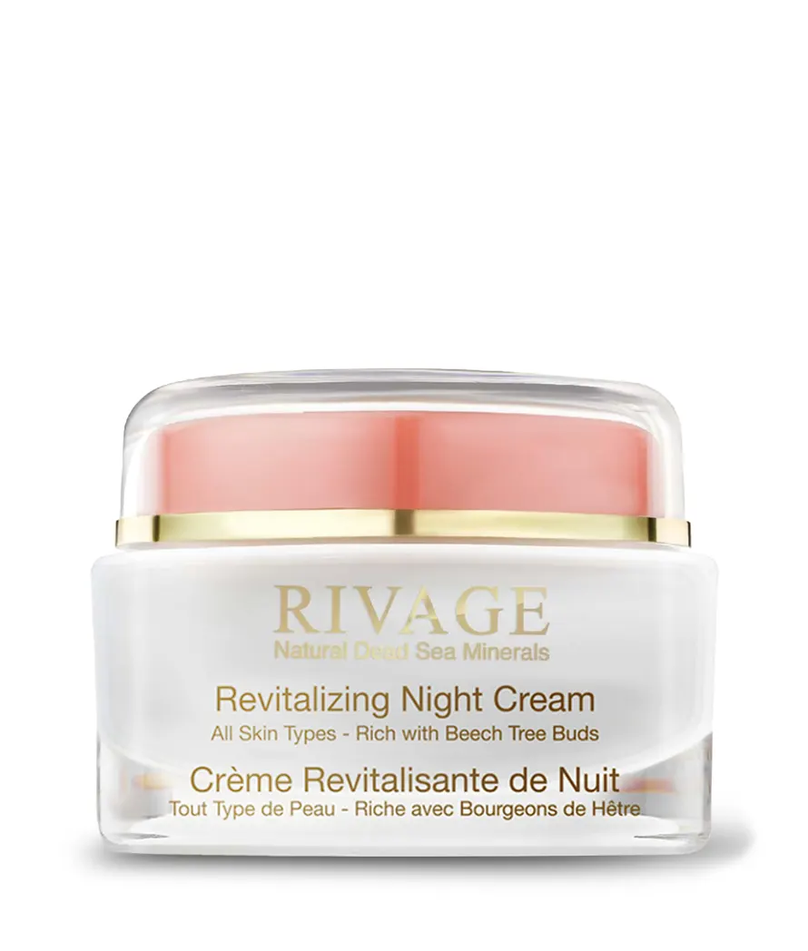 revitalizing night cream | rivage natural dead sea minerals skincare 